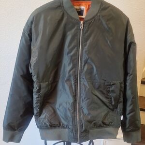 Calvin Klein Olive Bomber Jacket